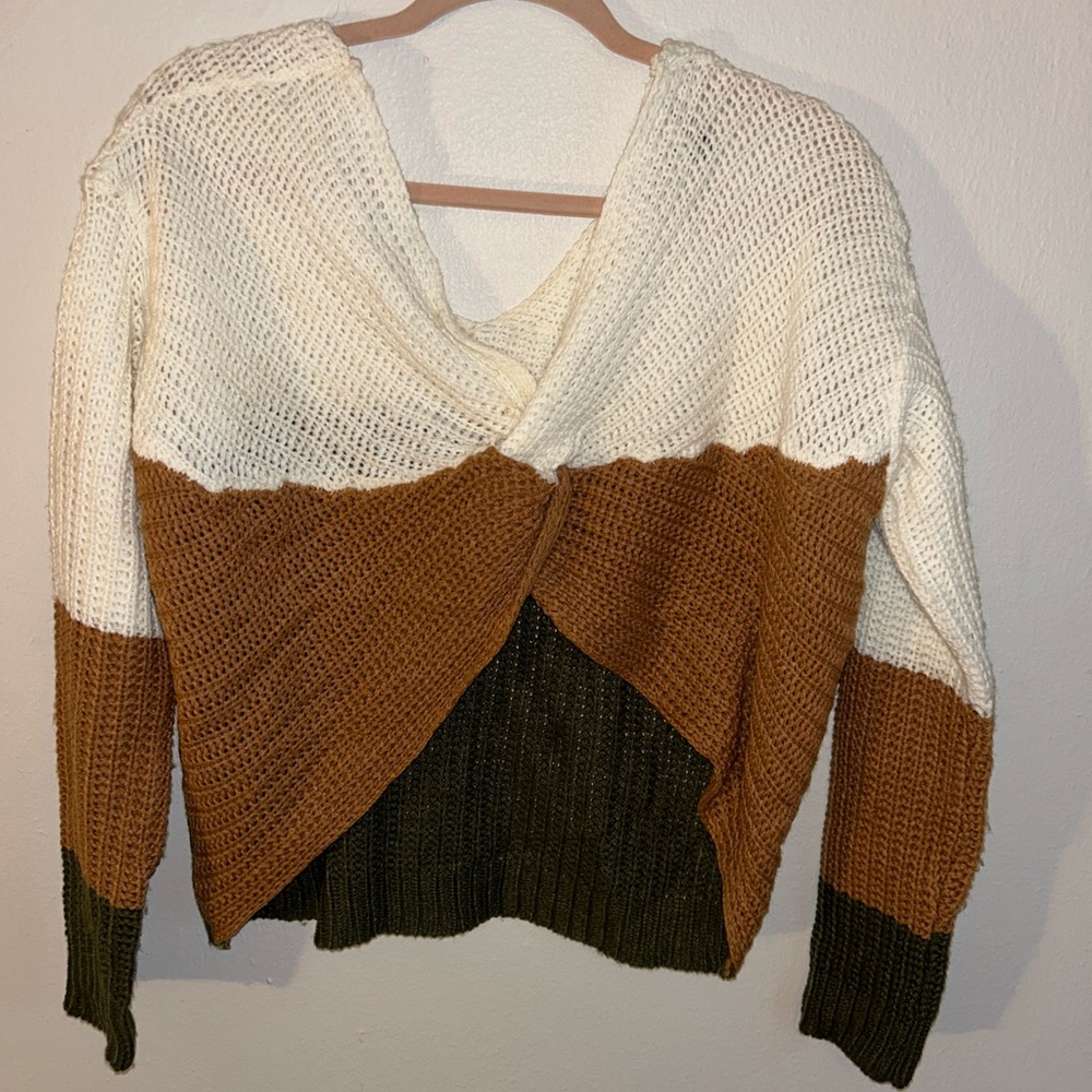 Crop Crotchet Sweater